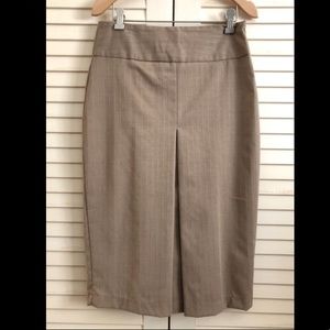 Scott tailored skirt with front and back pleats